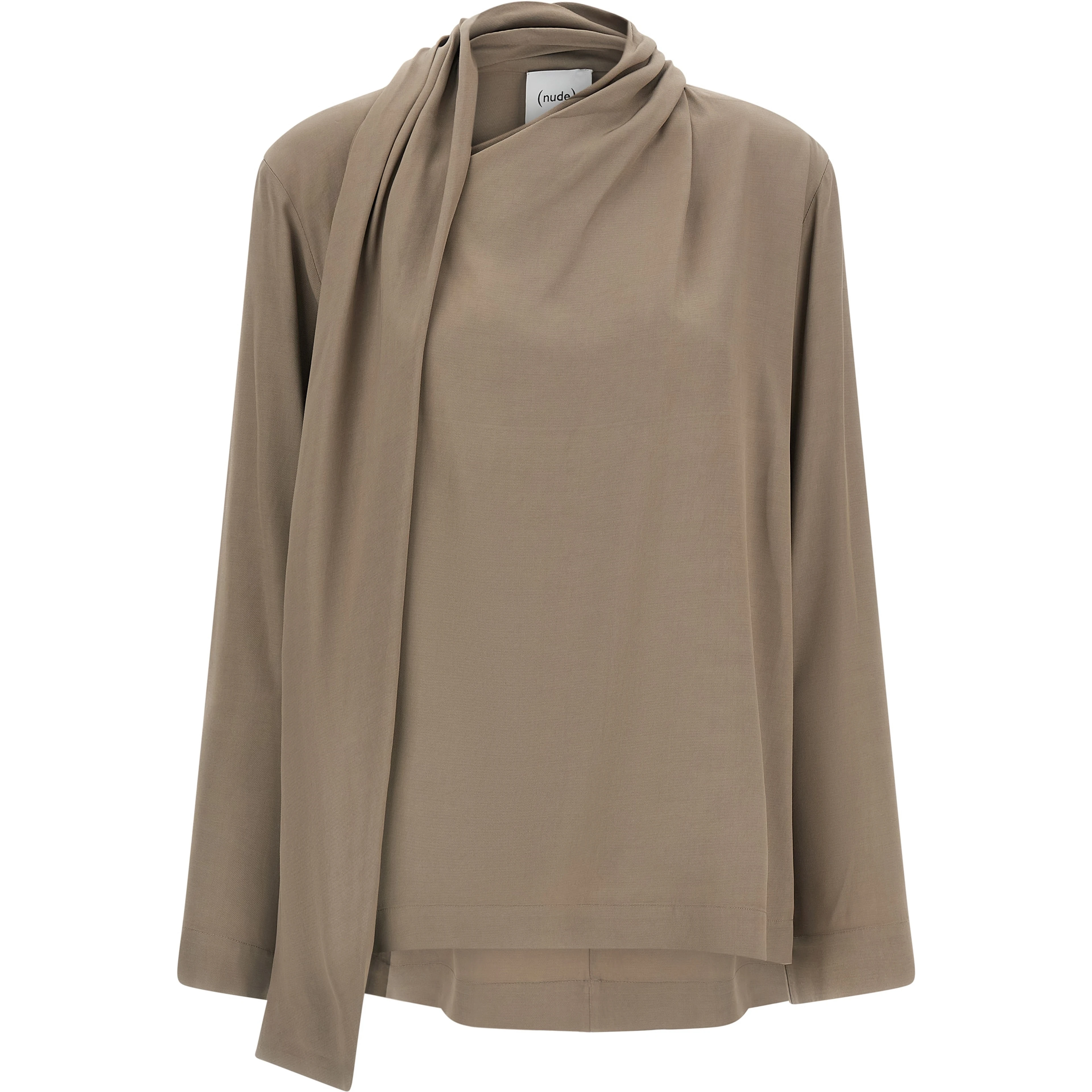 Gray Viscose Blouse