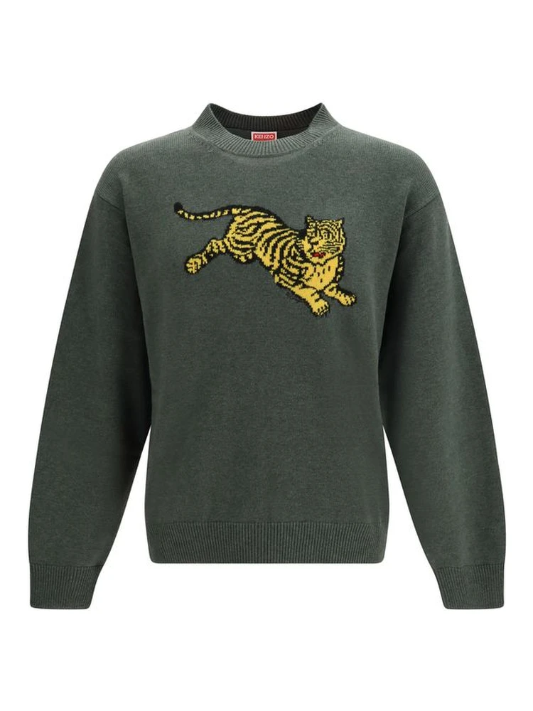 Bicolor Cotton Sweatshirt