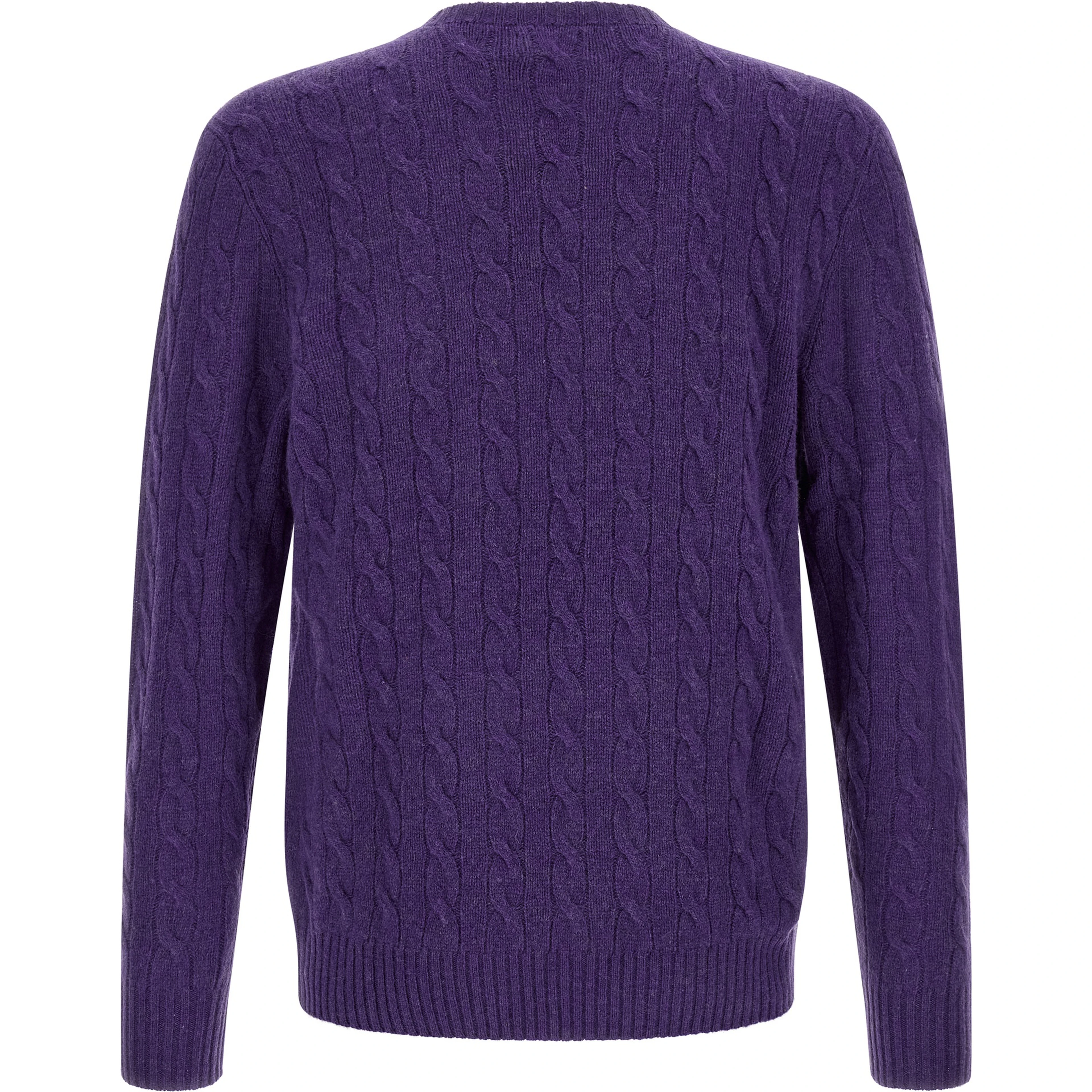 Purple Wool Cardigan