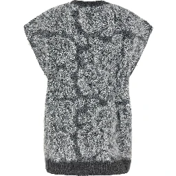 Gray Wool Cardigan