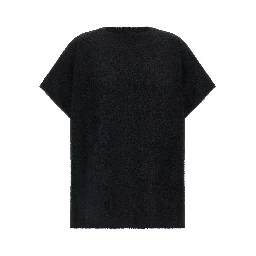 Black Alpaca Leather Cardigan