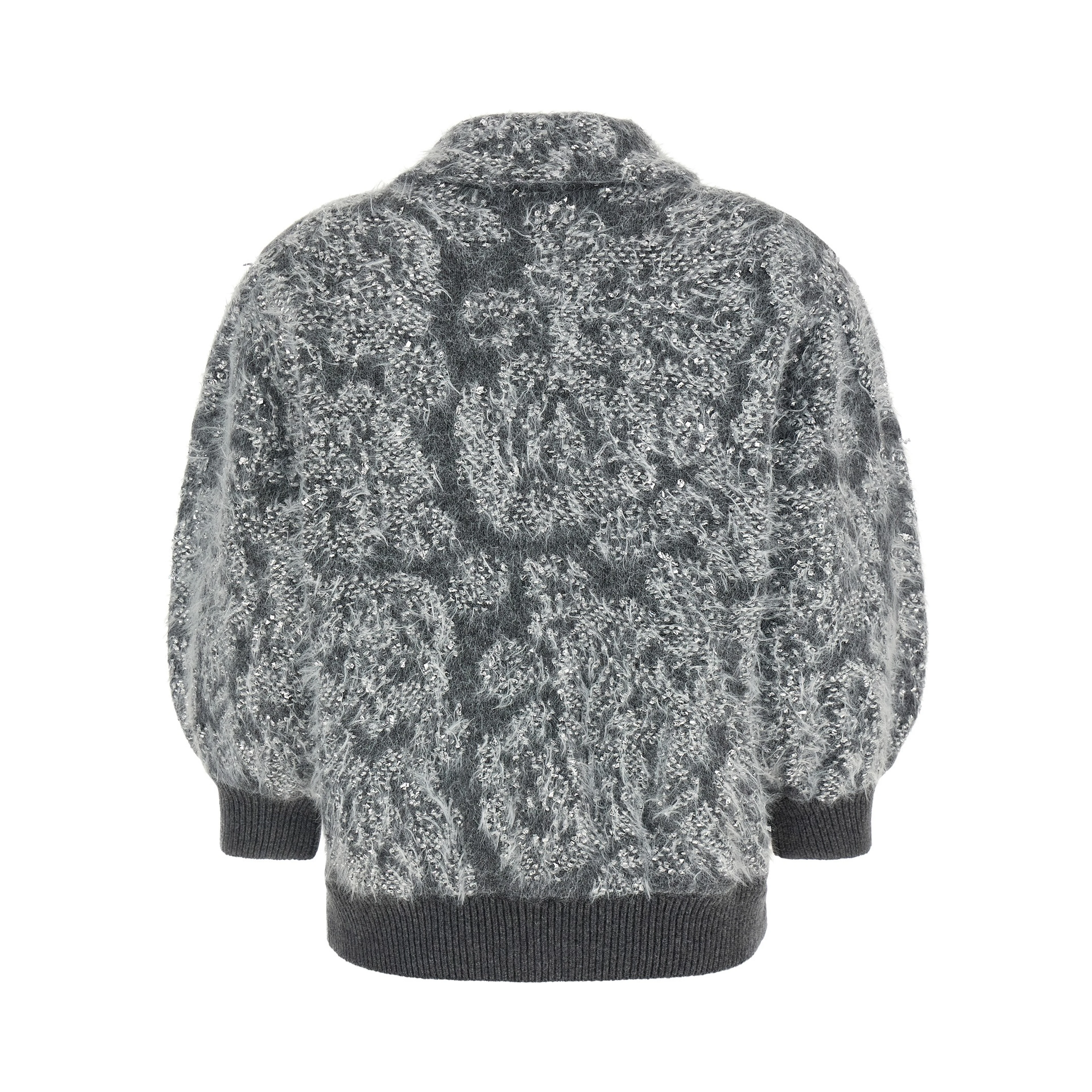 Gray Wool Cardigan