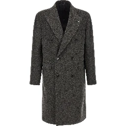 Gray Virgin Wool Coat