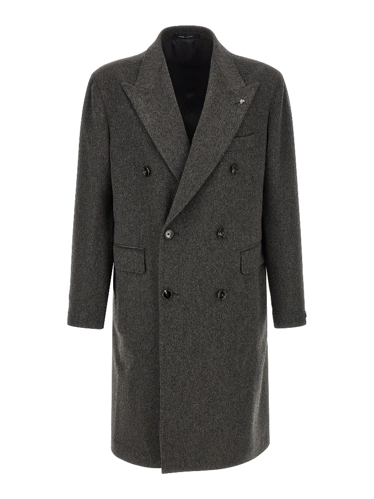 Gray Virgin Wool Coat