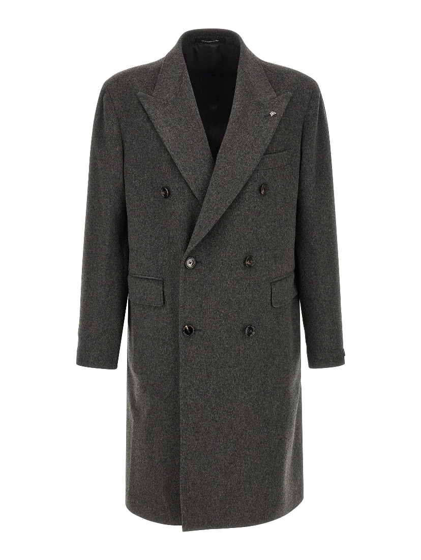 Gray Virgin Wool Coat
