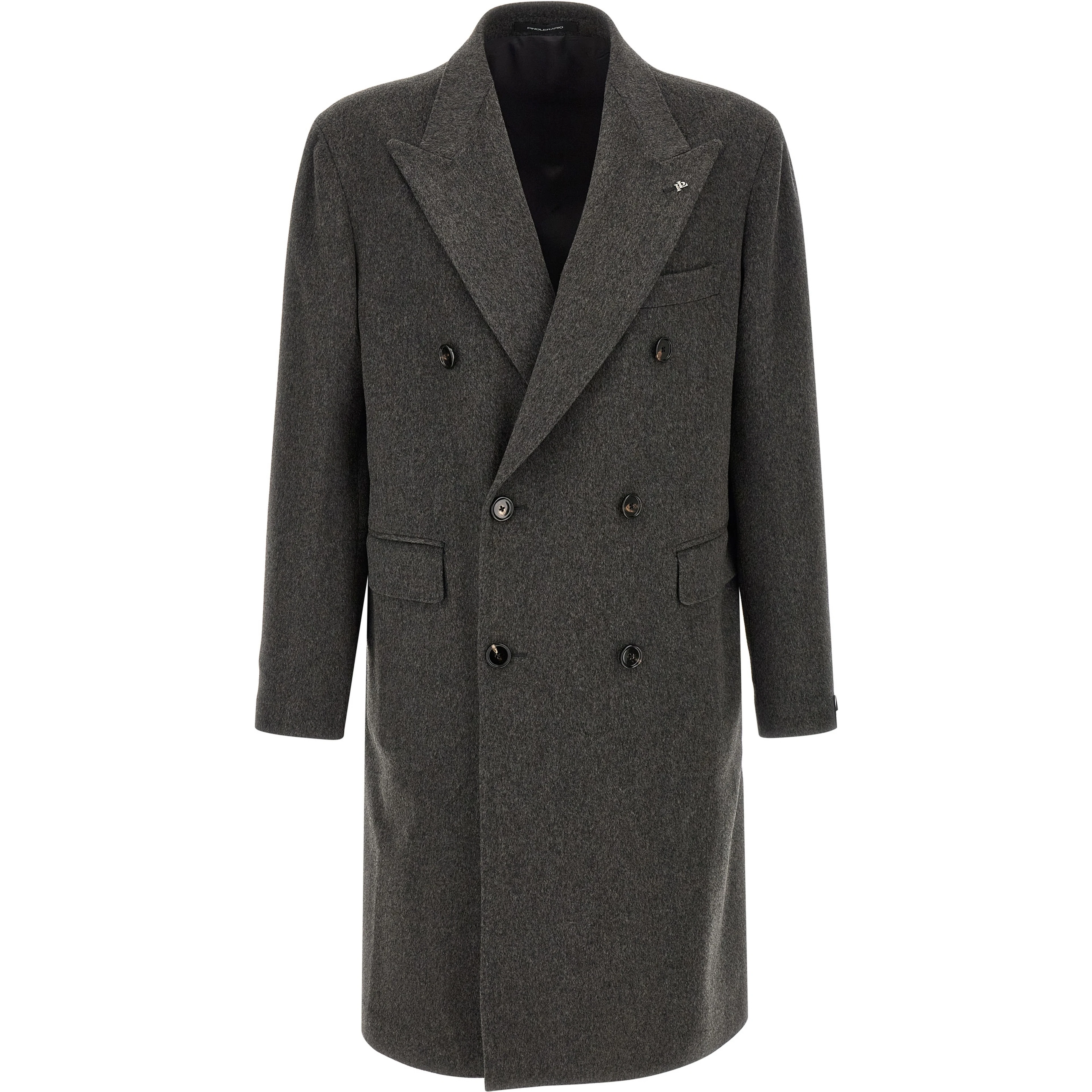 Gray Virgin Wool Coat