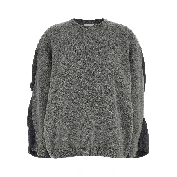 Gray Wool Cardigan