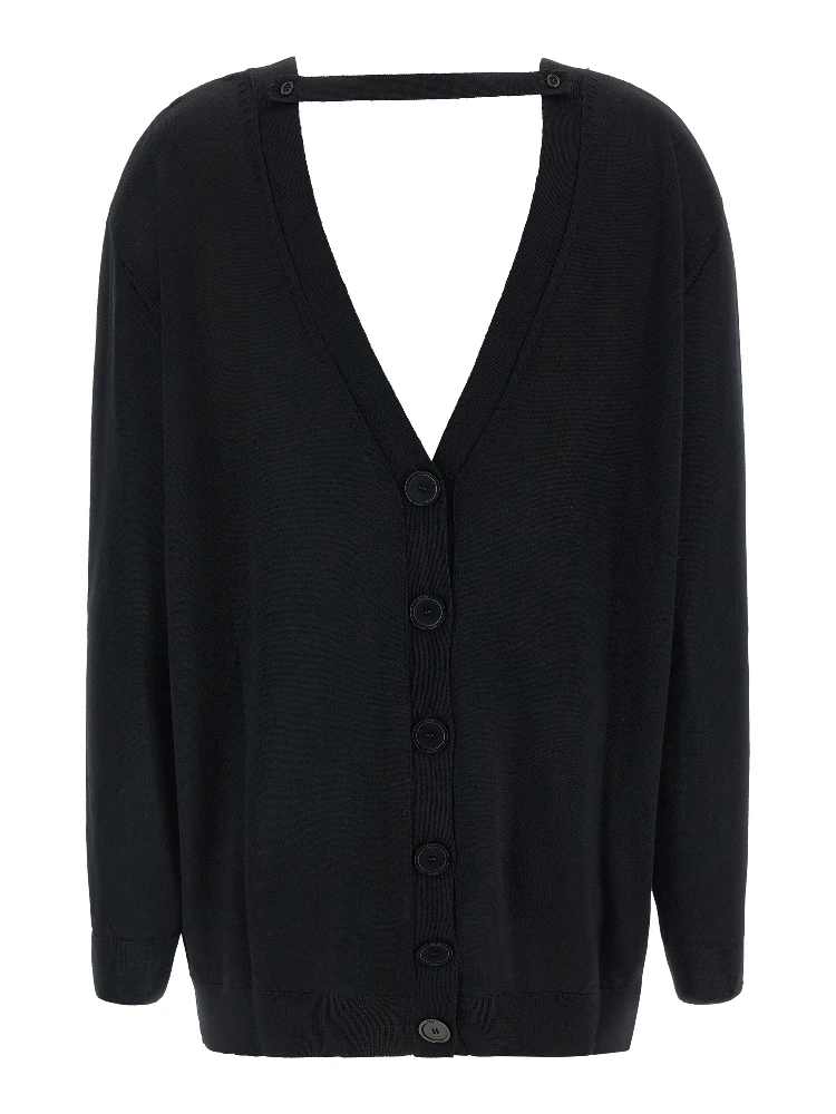 Black Wool Cardigan alternative