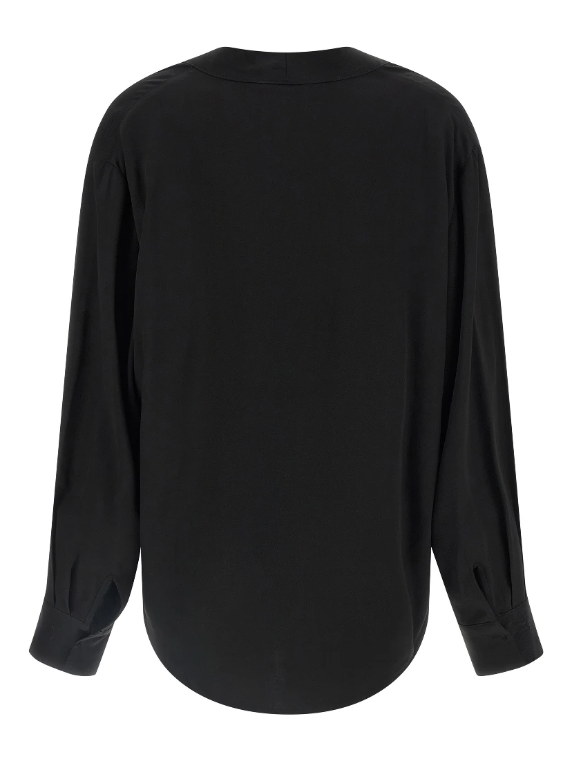 Black Viscose Blouse