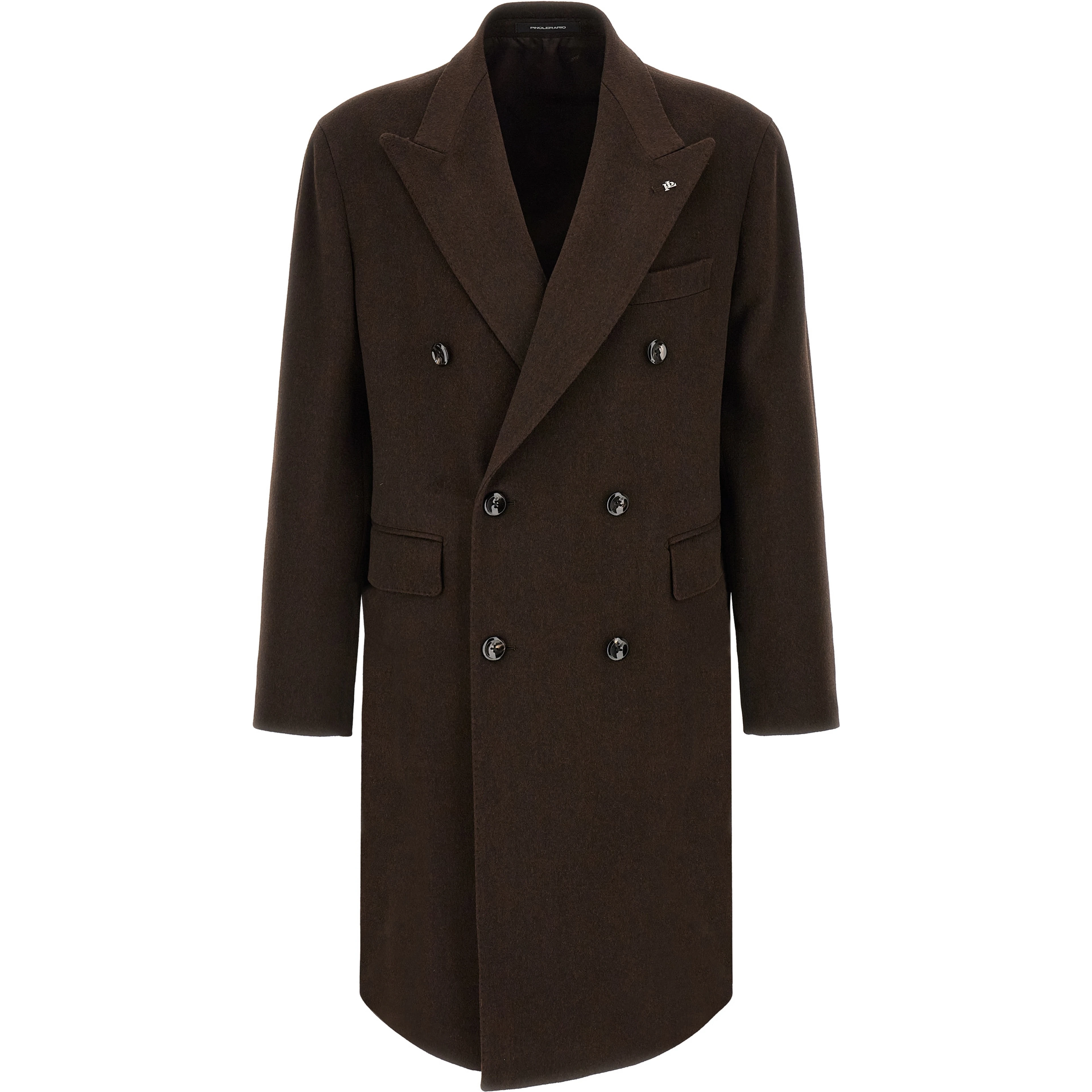 Brown Virgin Wool Coat