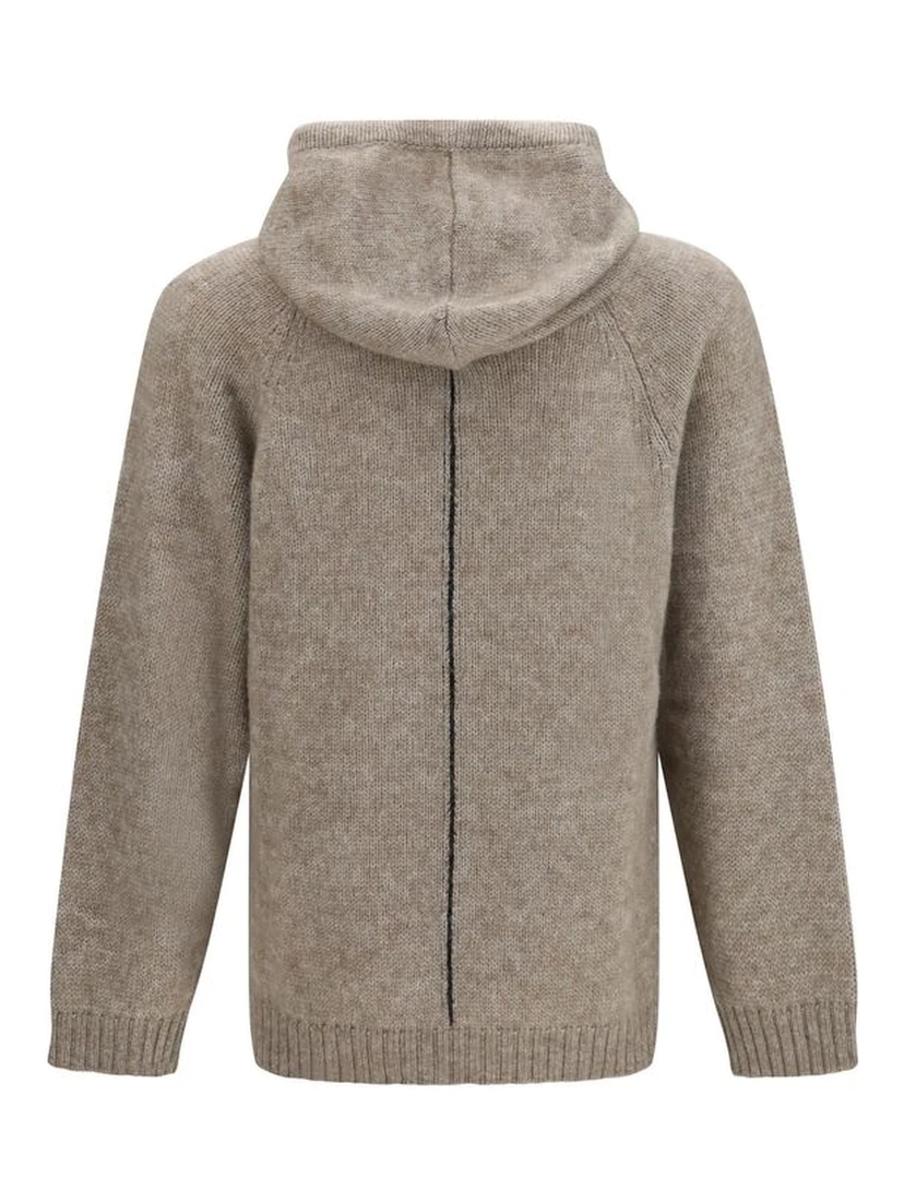 Beige Alpaca Vicugna Pacos Hoodie