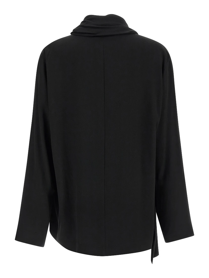 Black Viscose Blouse