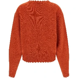 Orange Cashmere Cardigan
