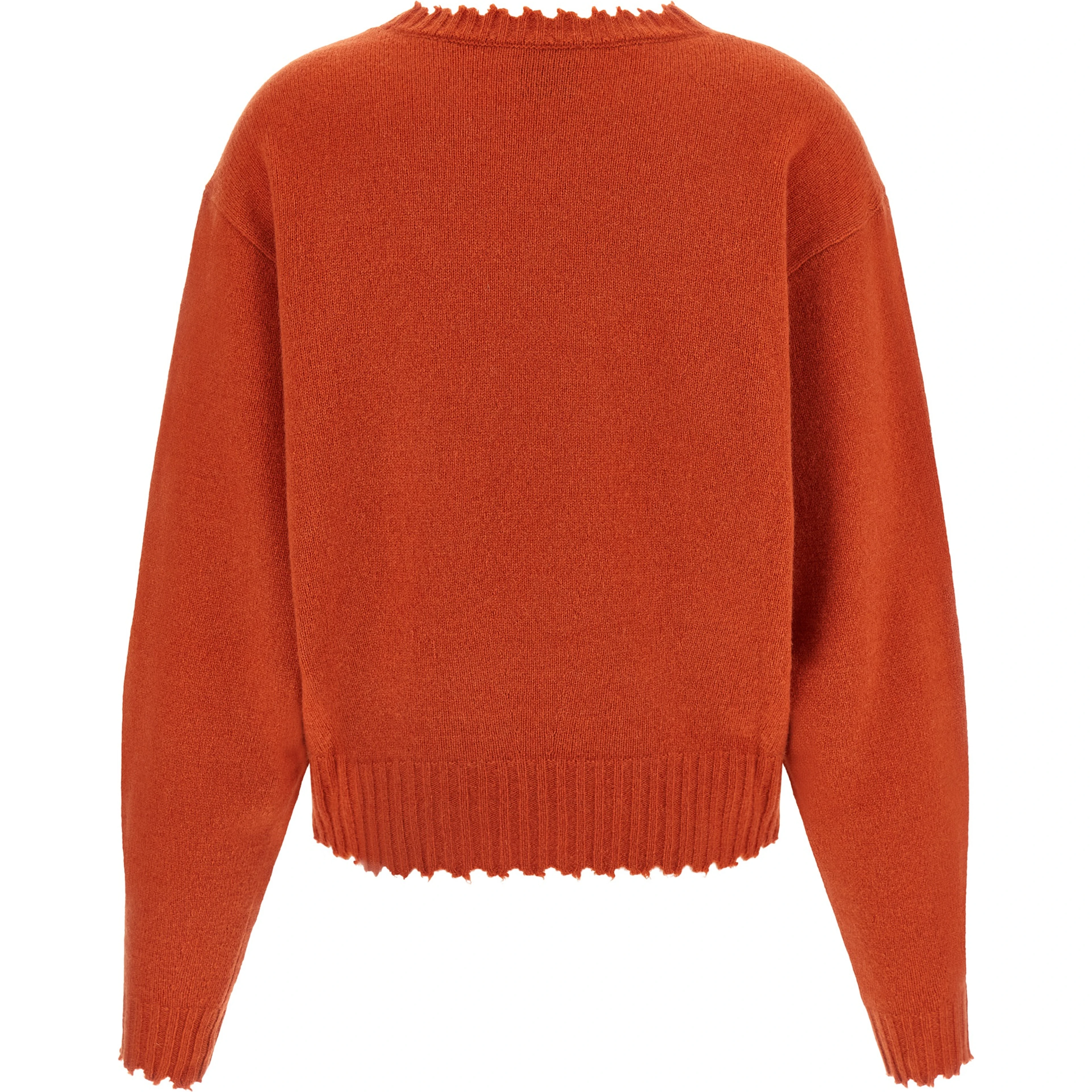 Orange Cashmere Cardigan