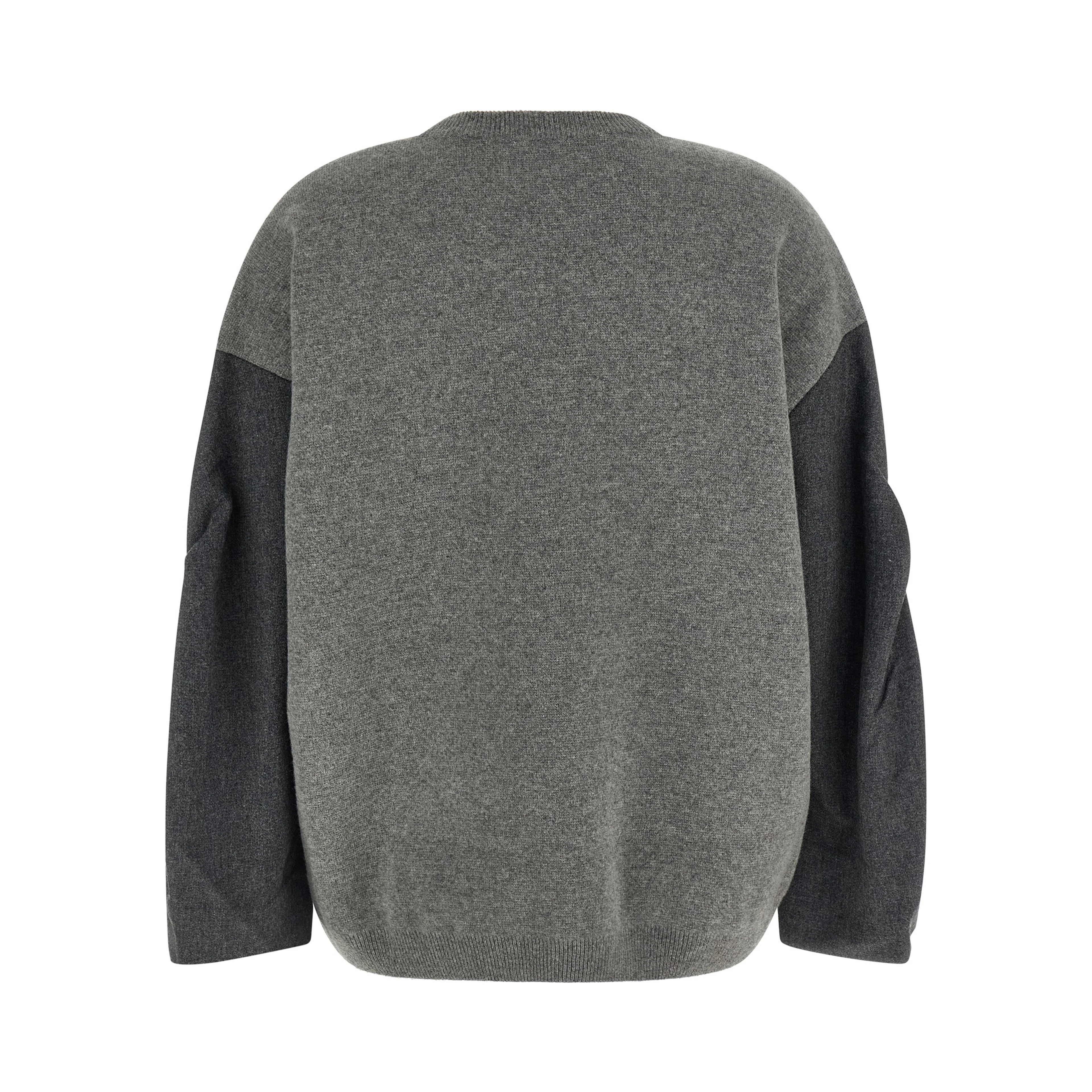 Gray Wool Cardigan