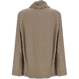 Gray Viscose Blouse