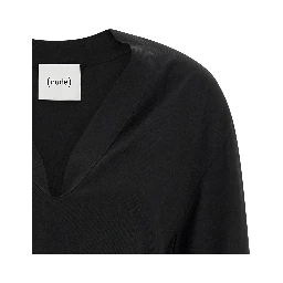 Black Viscose Blouse