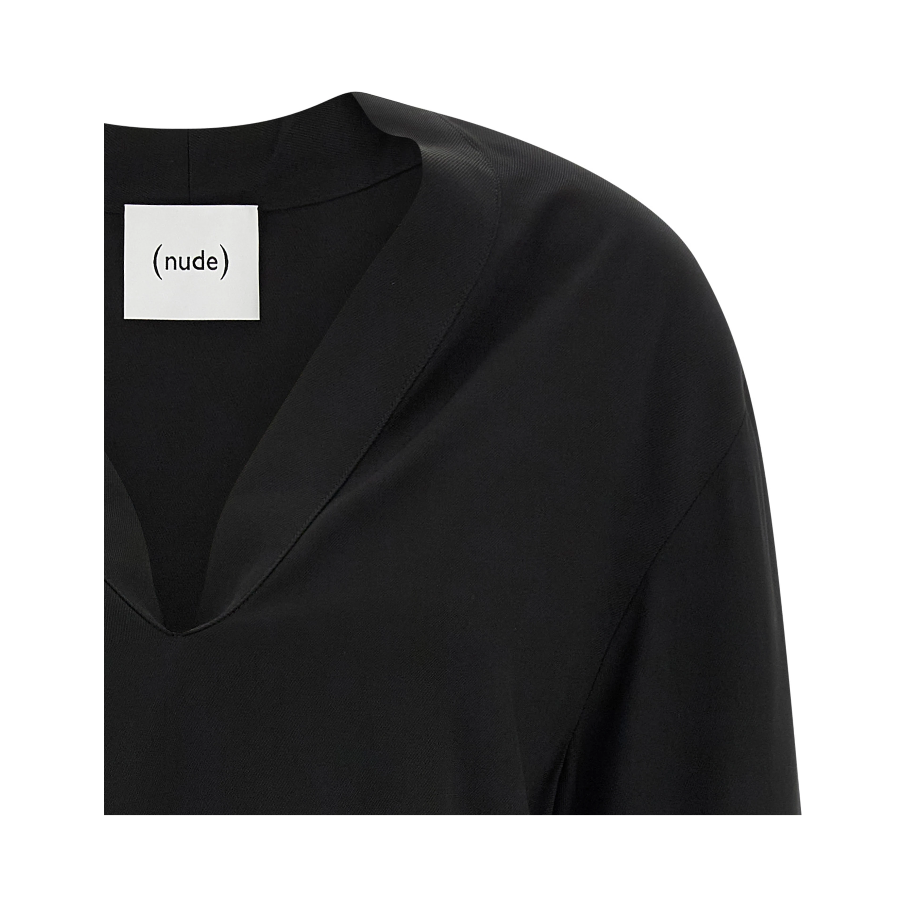 Black Viscose Blouse
