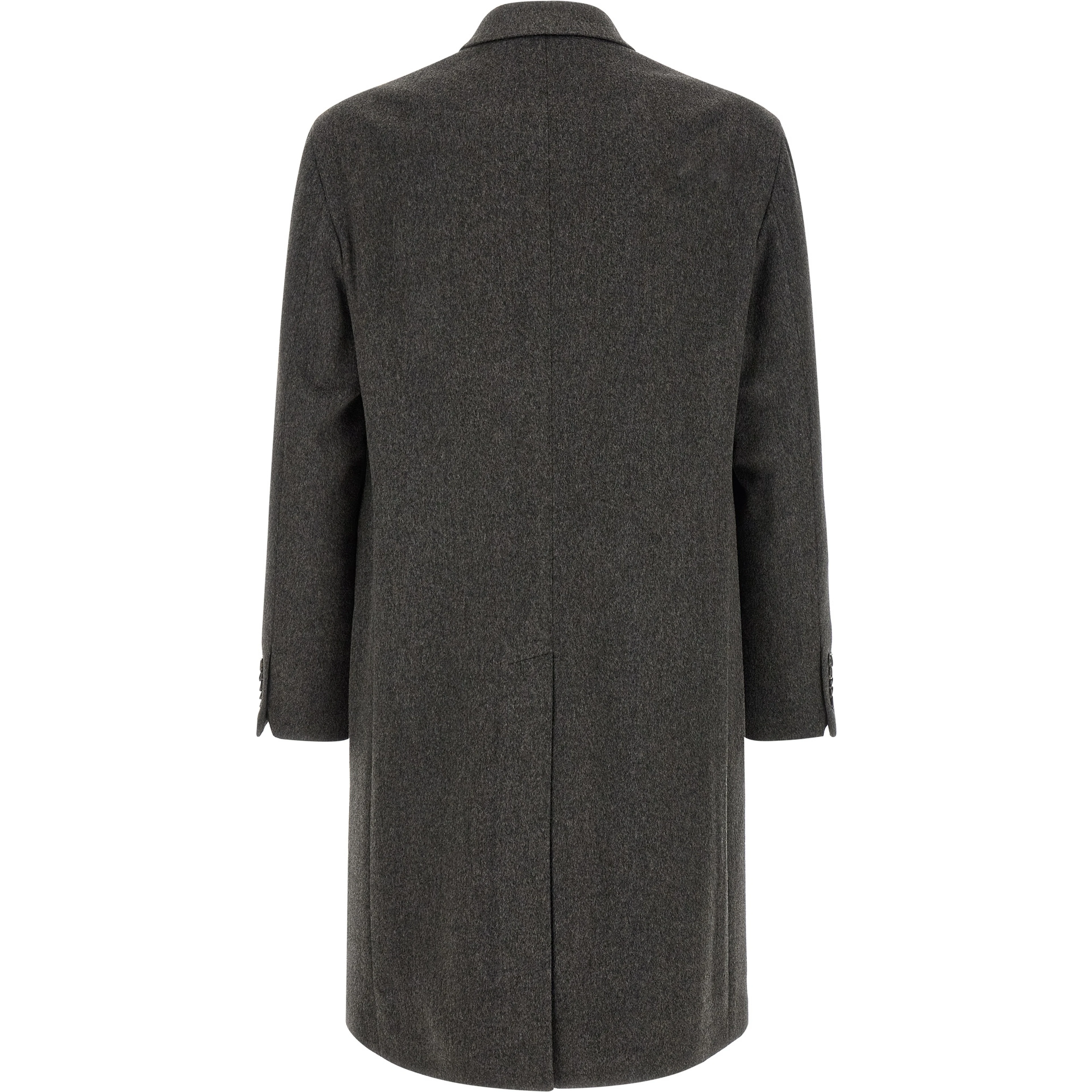 Gray Virgin Wool Coat