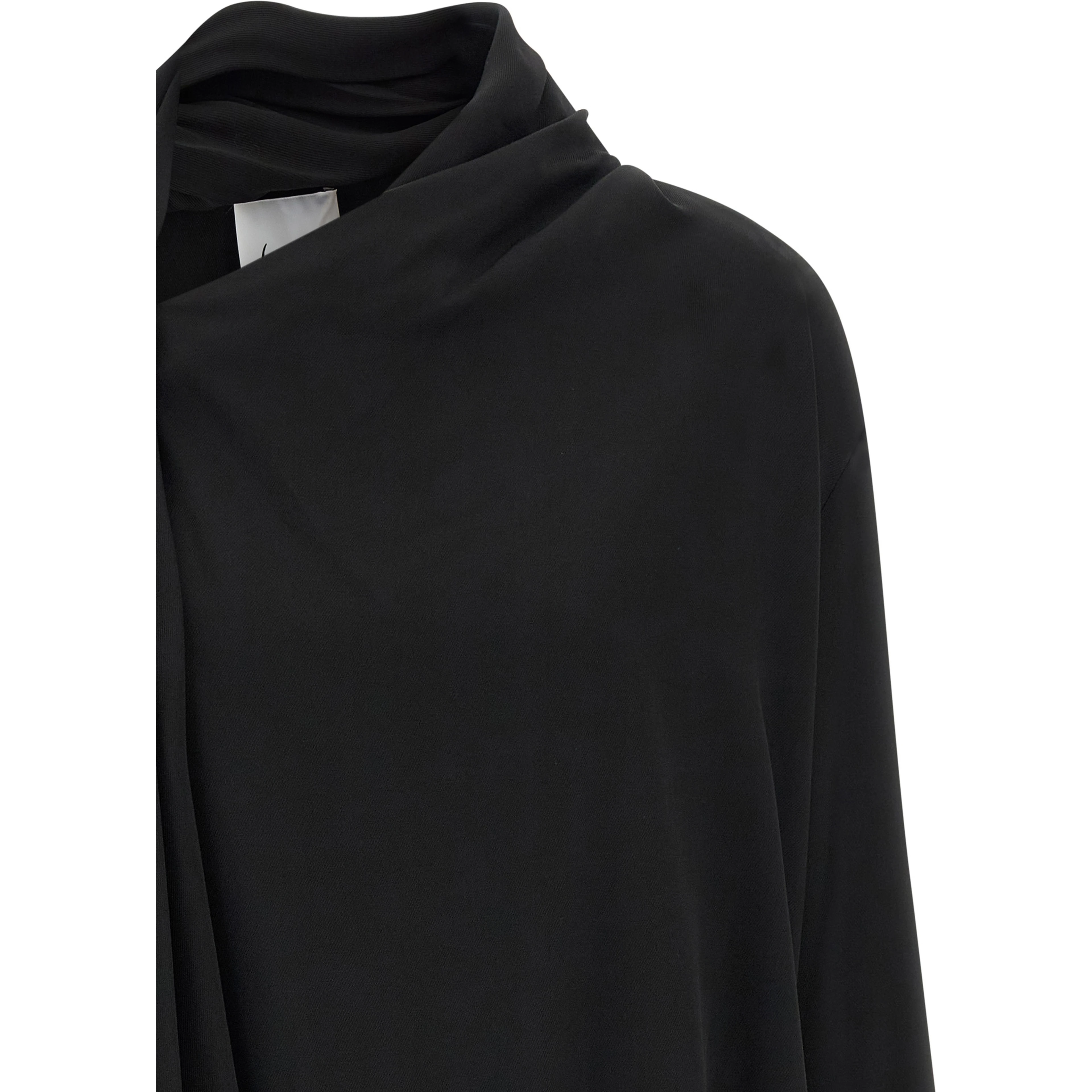 Black Viscose Blouse