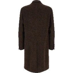 Brown Virgin Wool Coat