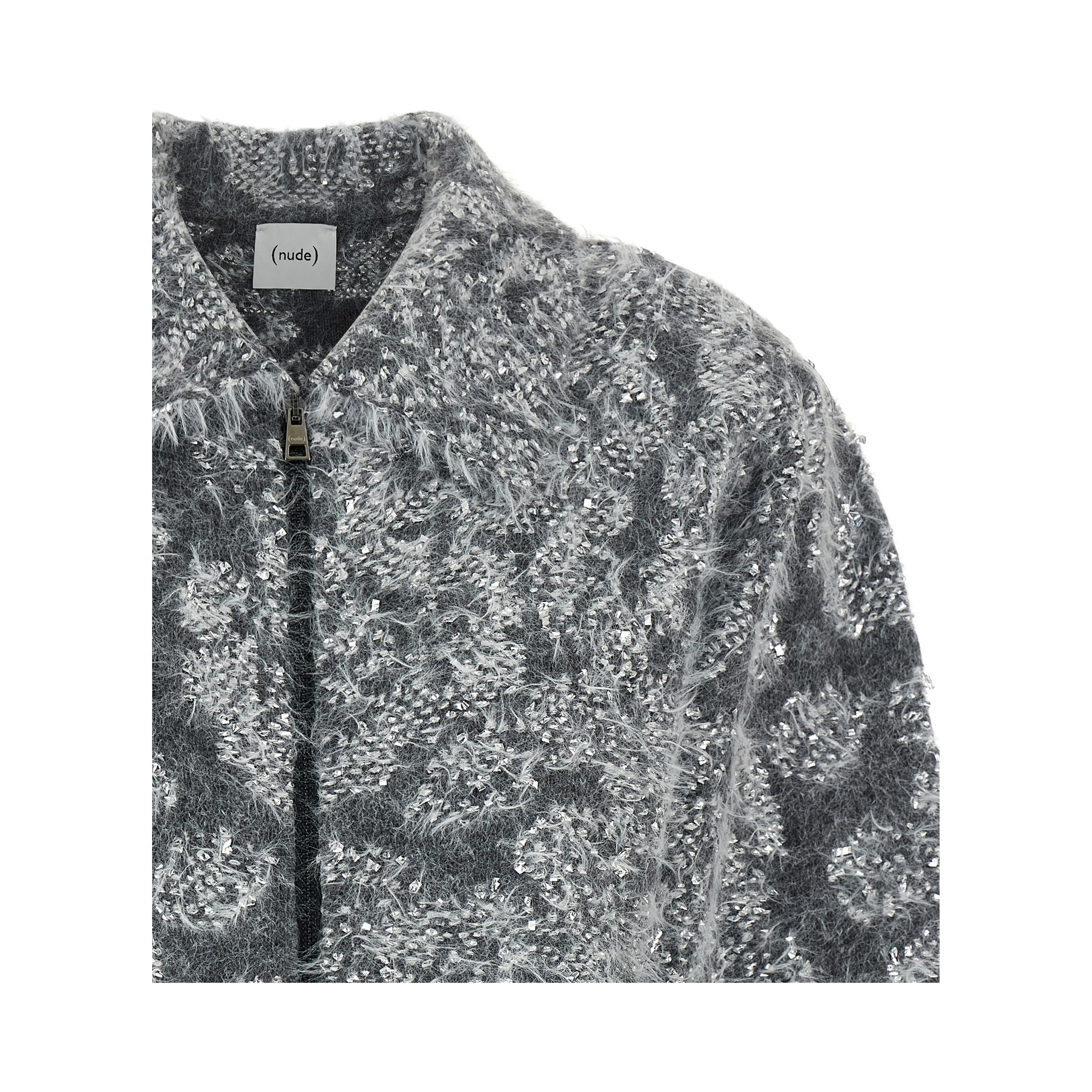 Gray Wool Cardigan
