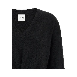 Black Wool Cardigan