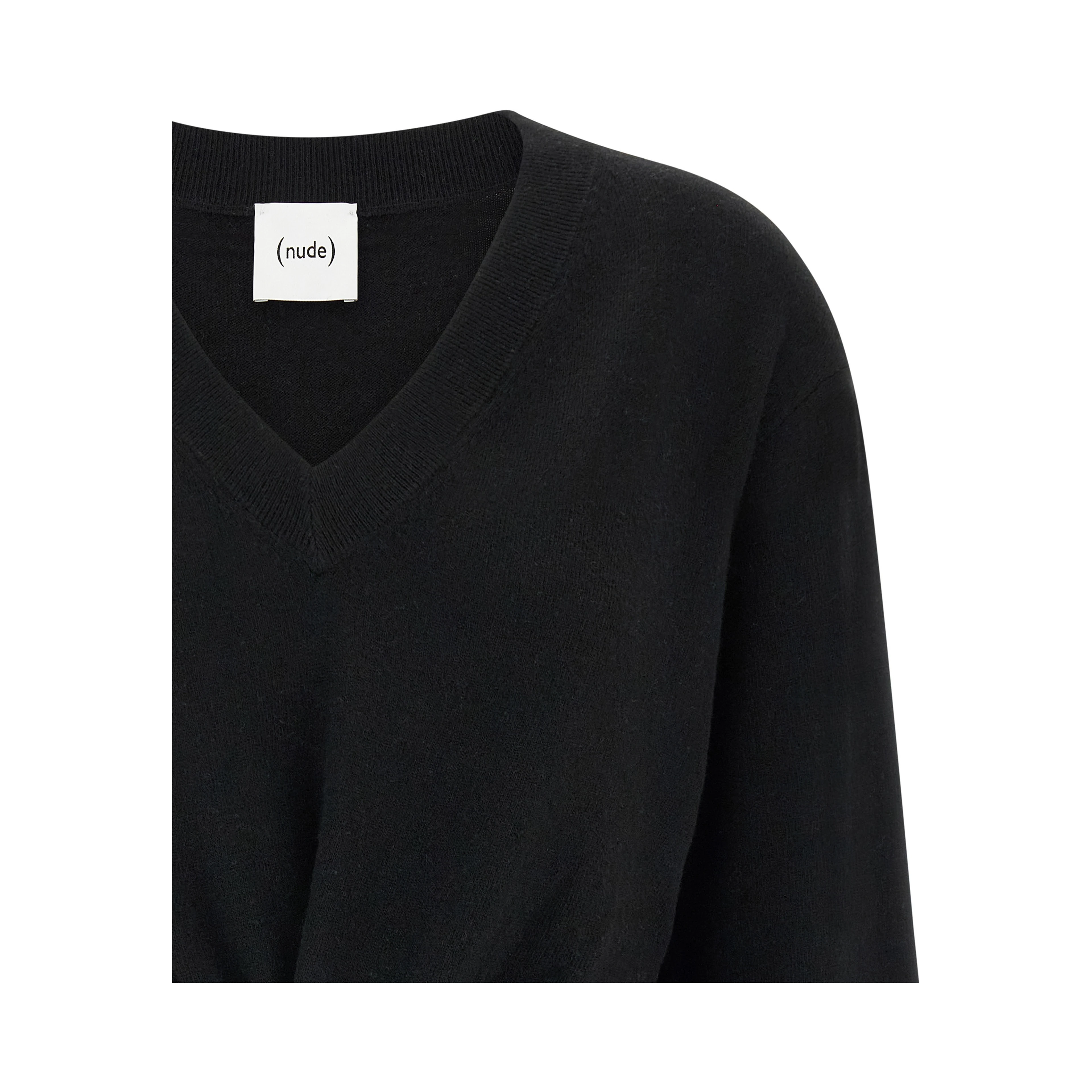 Black Wool Cardigan