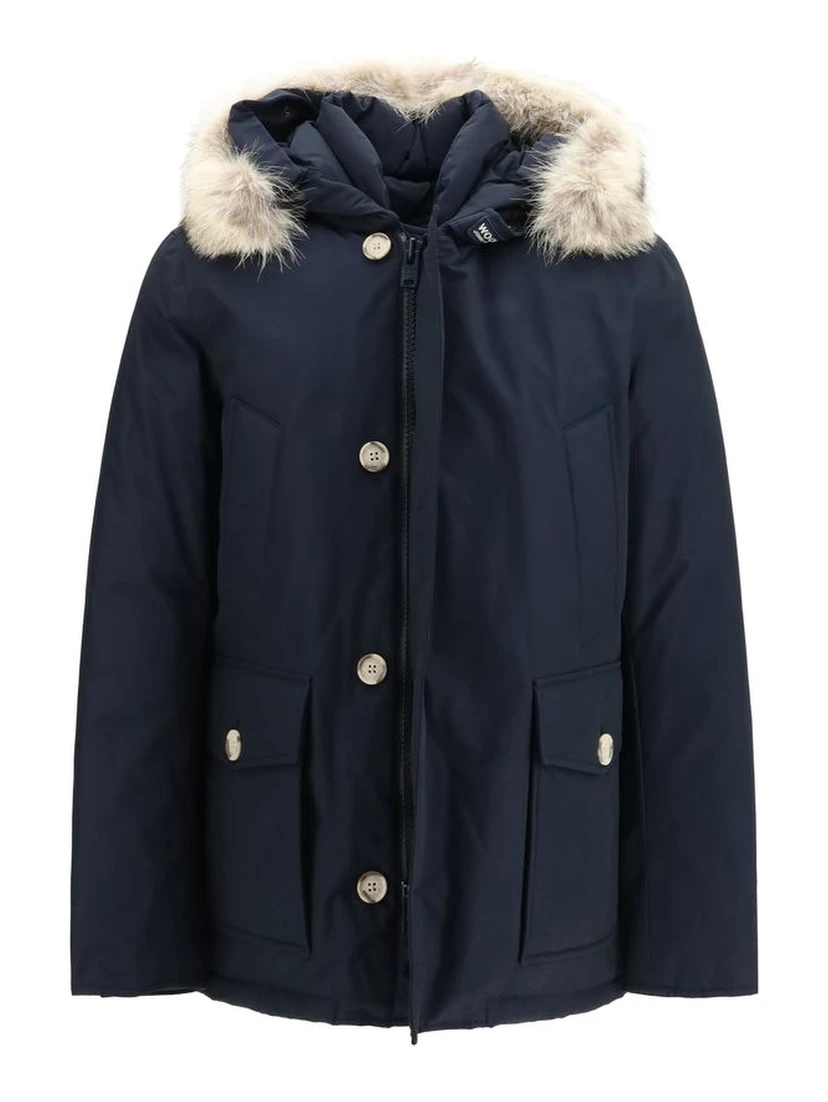 Blue Cotton Parka