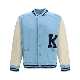 Blue Wool Oves Aries Bomber