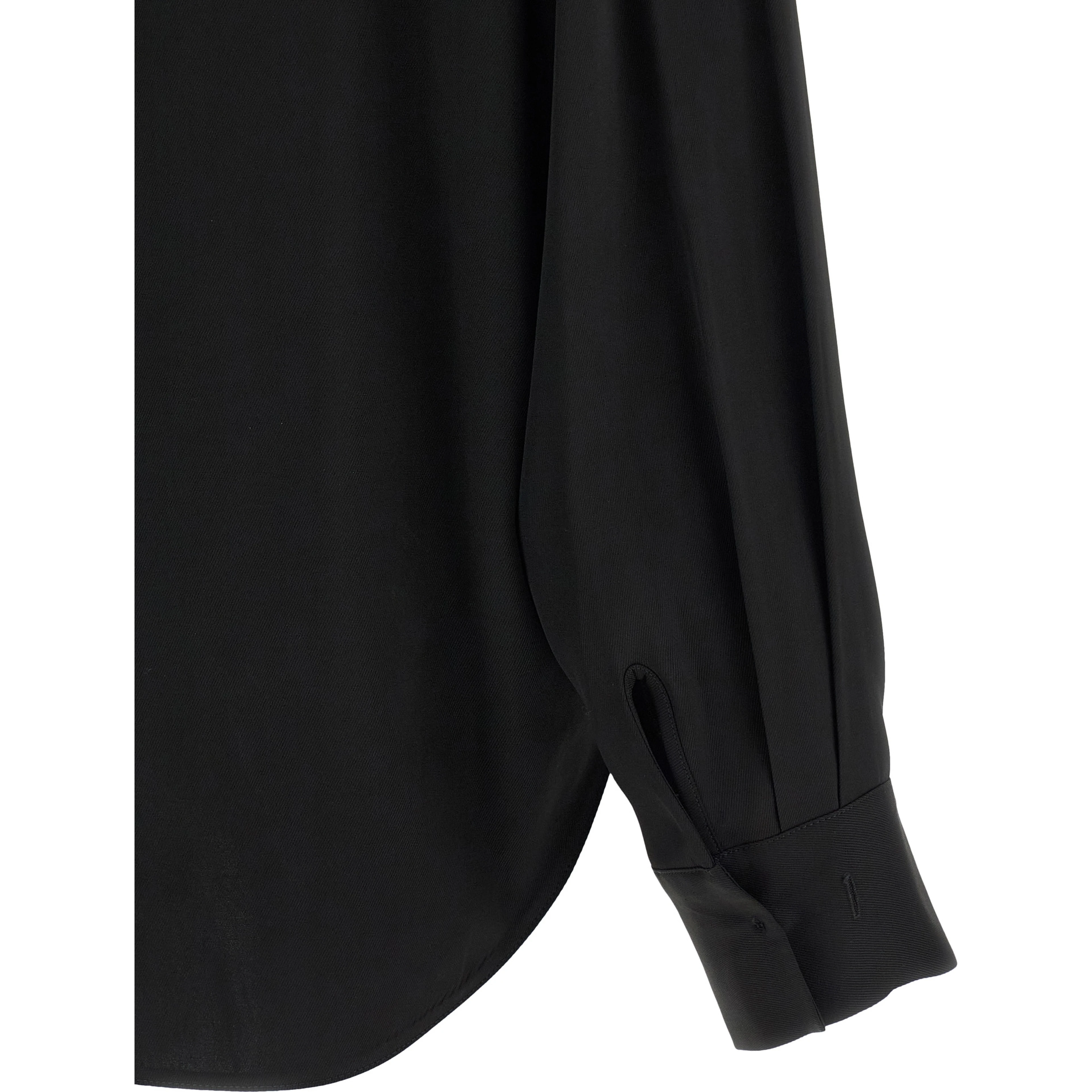 Black Viscose Blouse