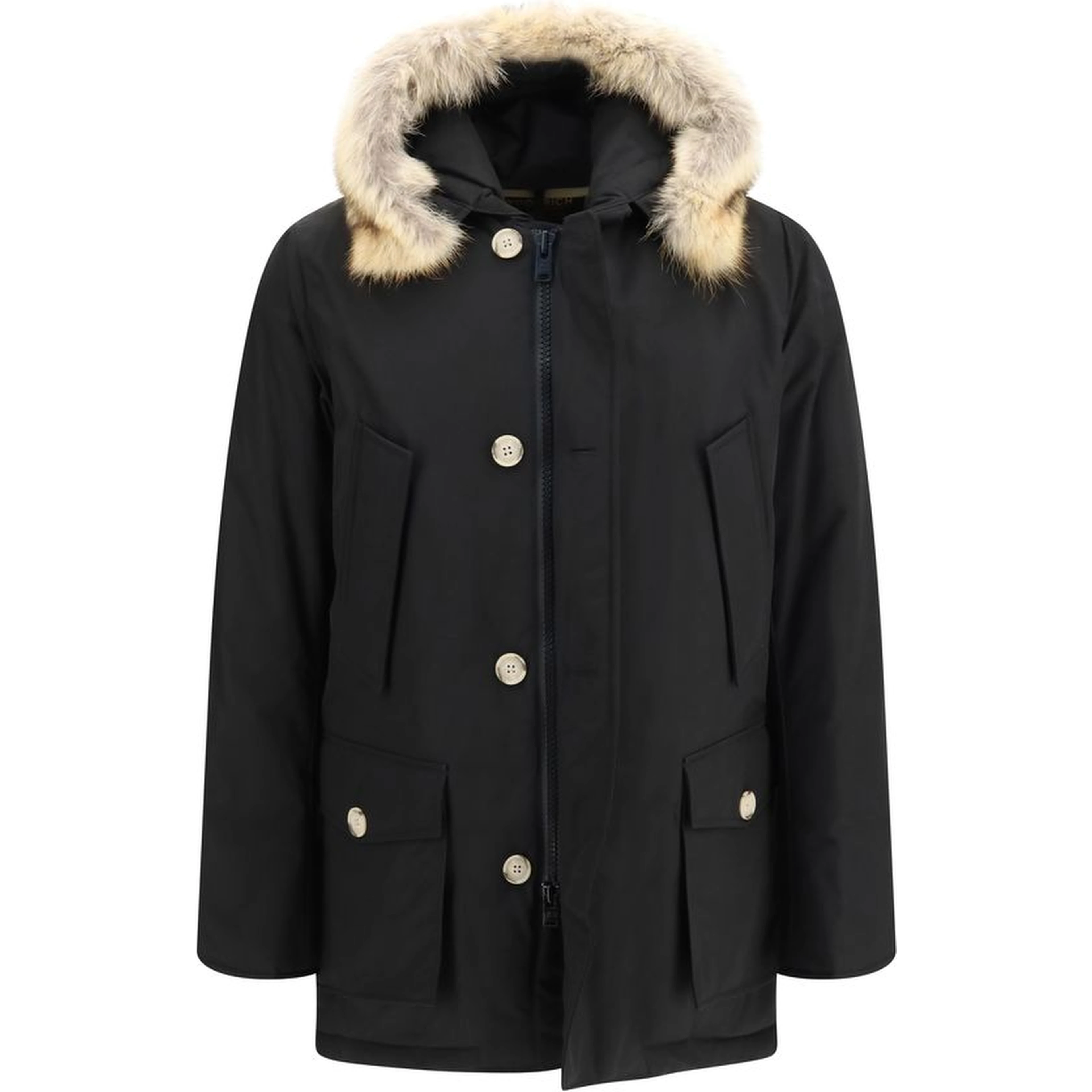 Black Polyamide Coat