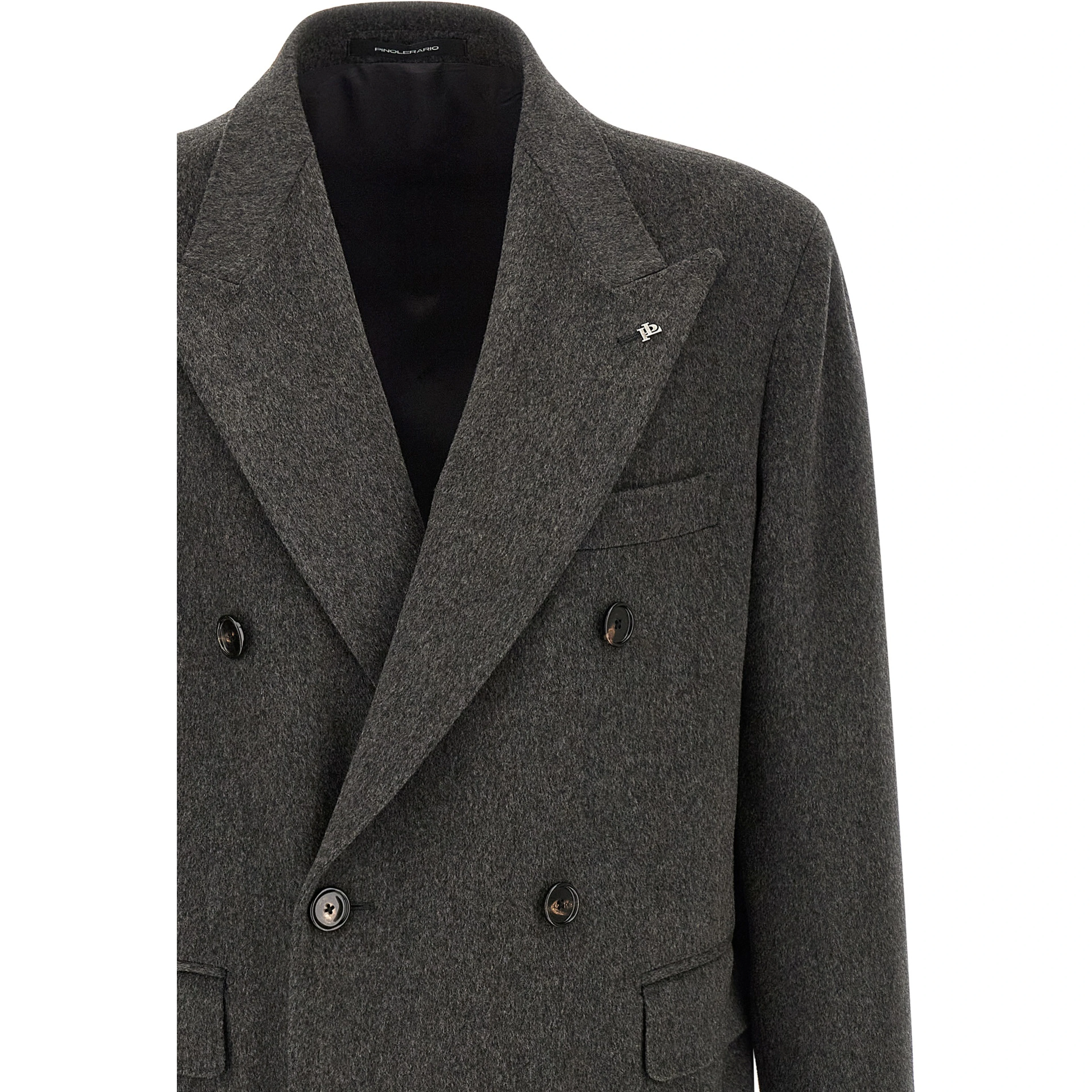 Gray Virgin Wool Coat
