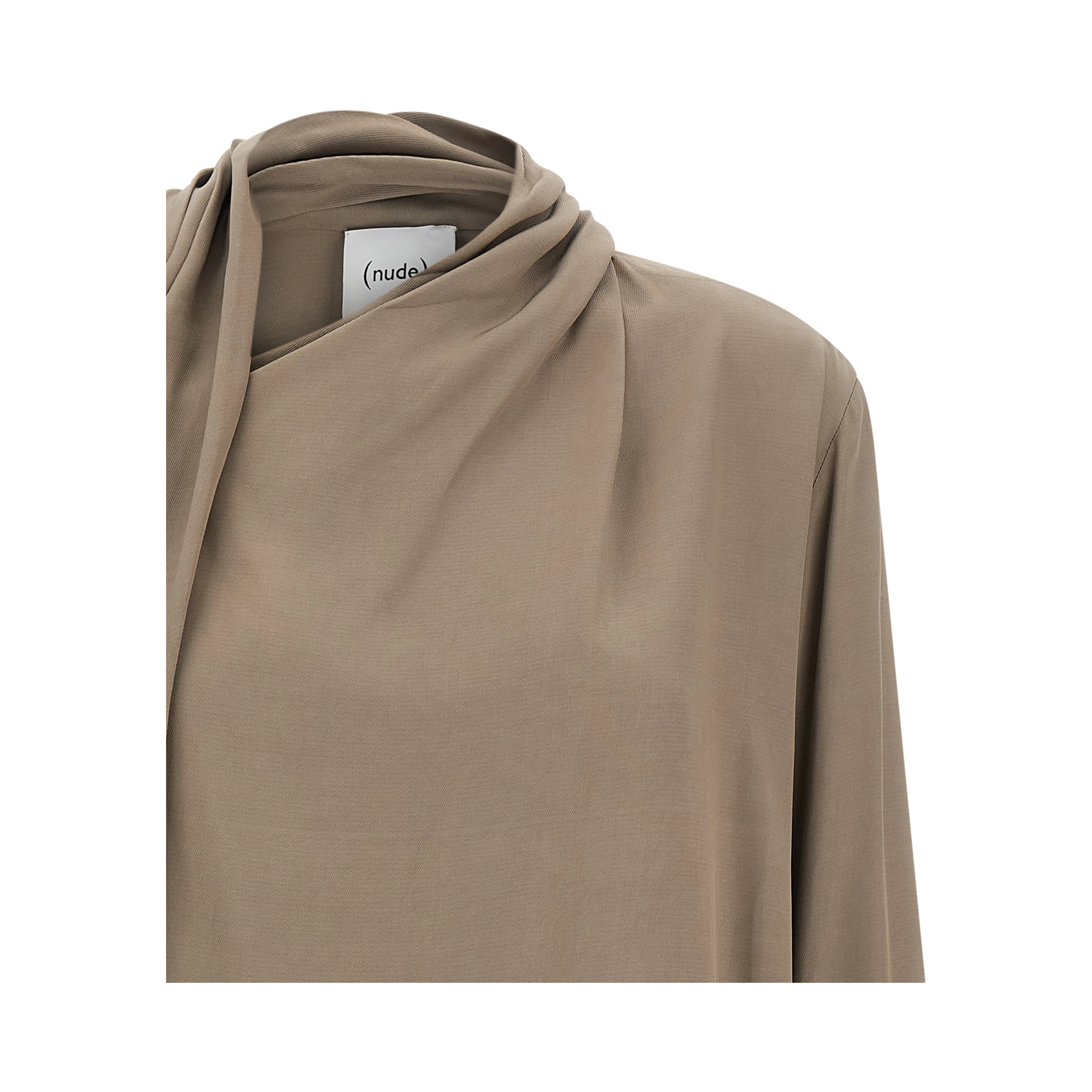 Gray Viscose Blouse