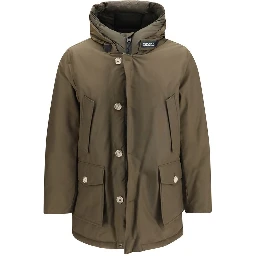 Bicolor Goose Down Coat