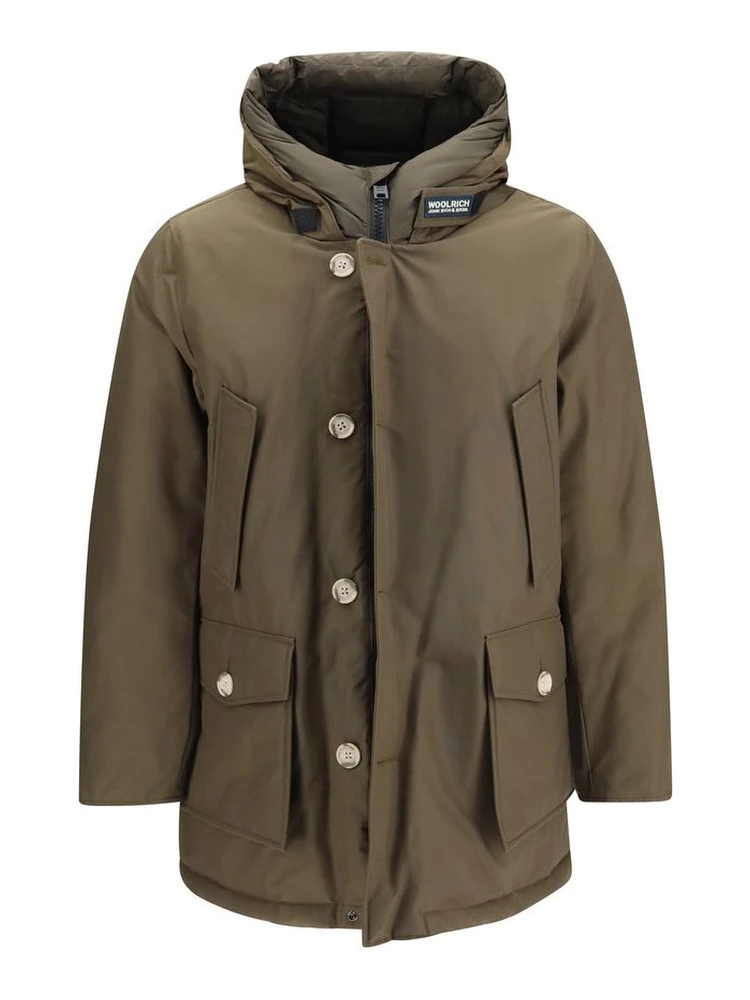 Bicolor Goose Down Coat