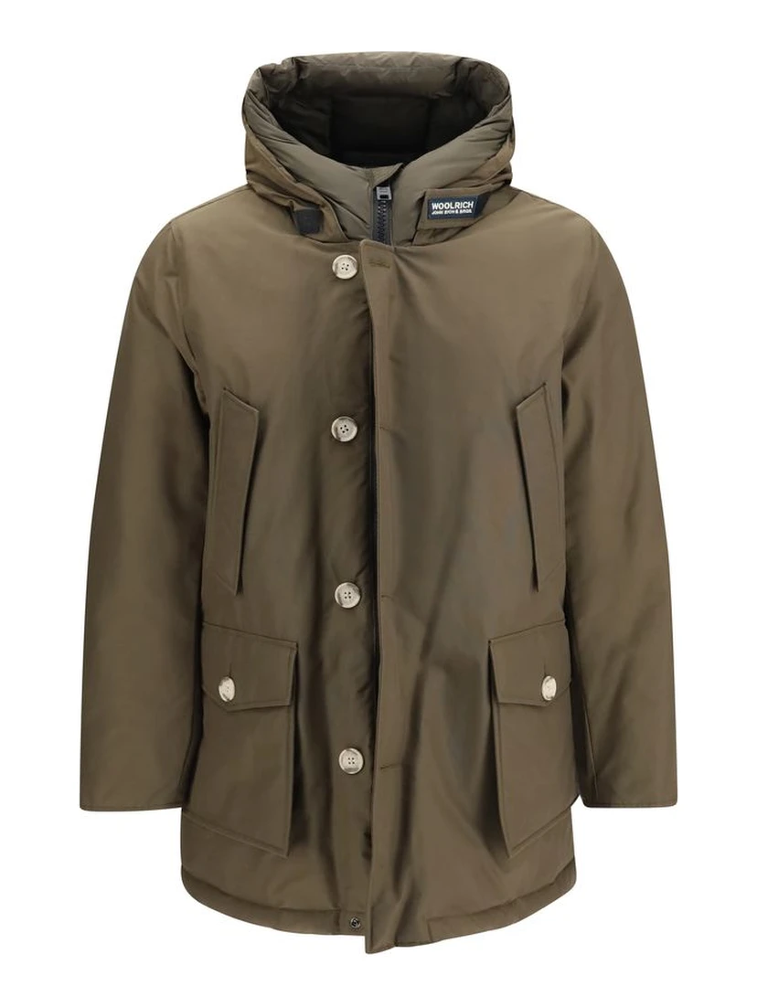 Bicolor Goose Down Coat