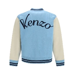 Blue Wool Oves Aries Bomber