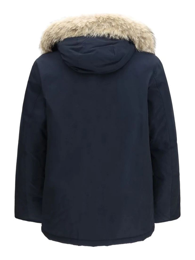 Blue Cotton Parka