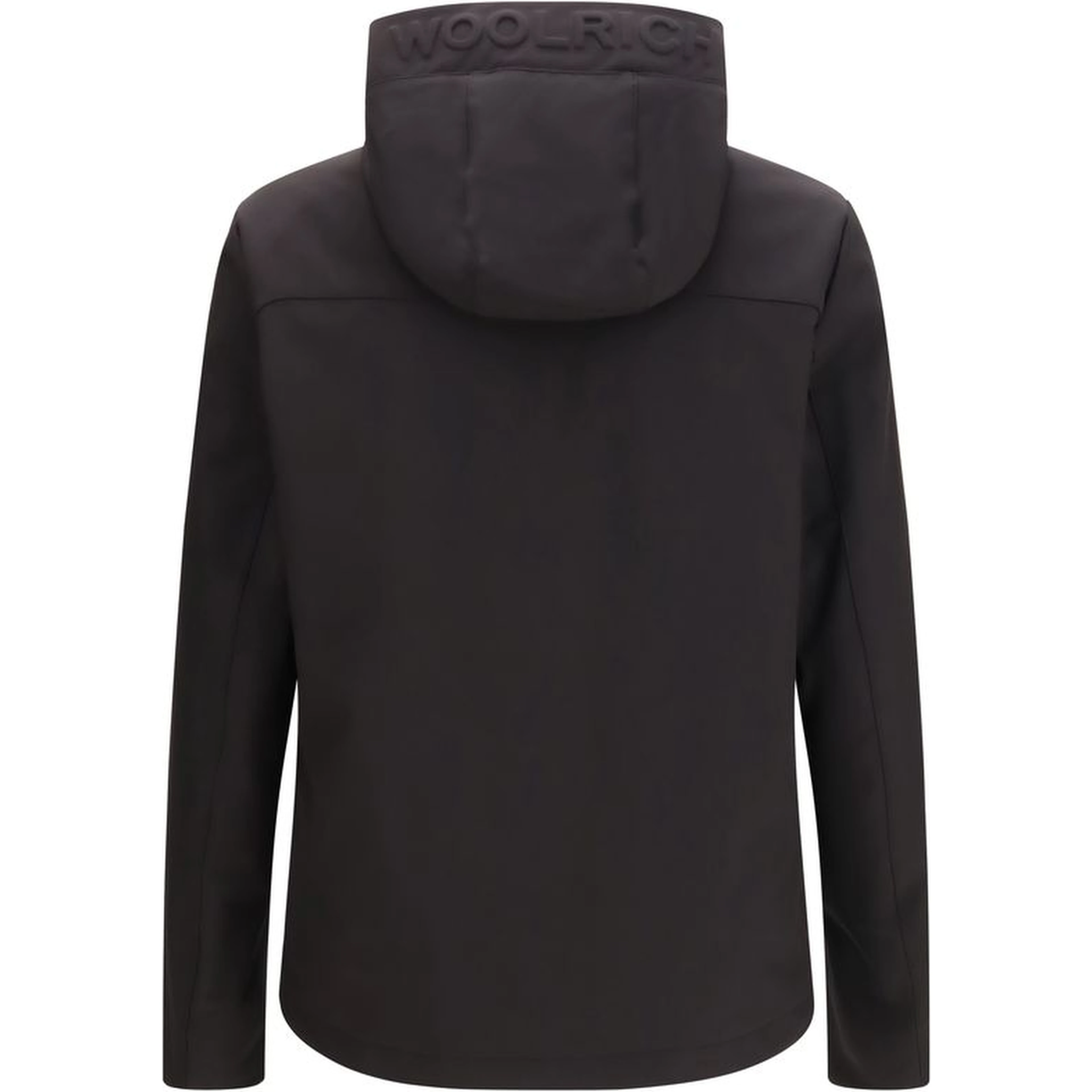 Black Polyester Shell Jacket