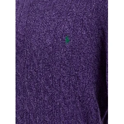 Purple Wool Cardigan