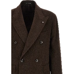 Brown Virgin Wool Coat