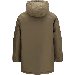 Bicolor Goose Down Coat
