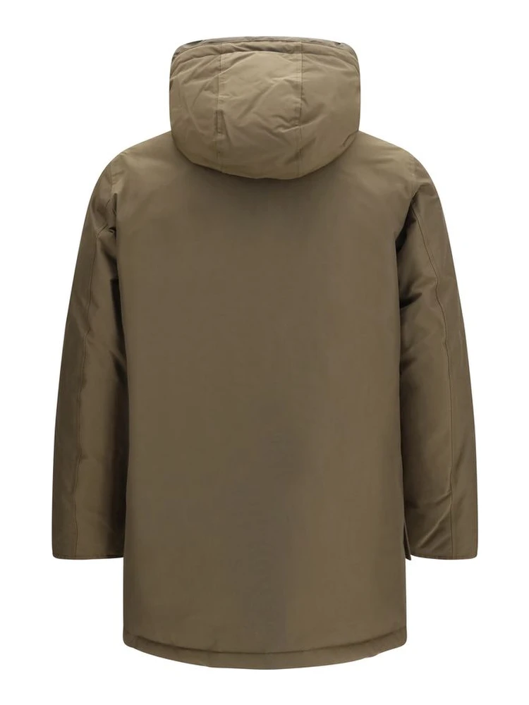Bicolor Goose Down Coat alternative