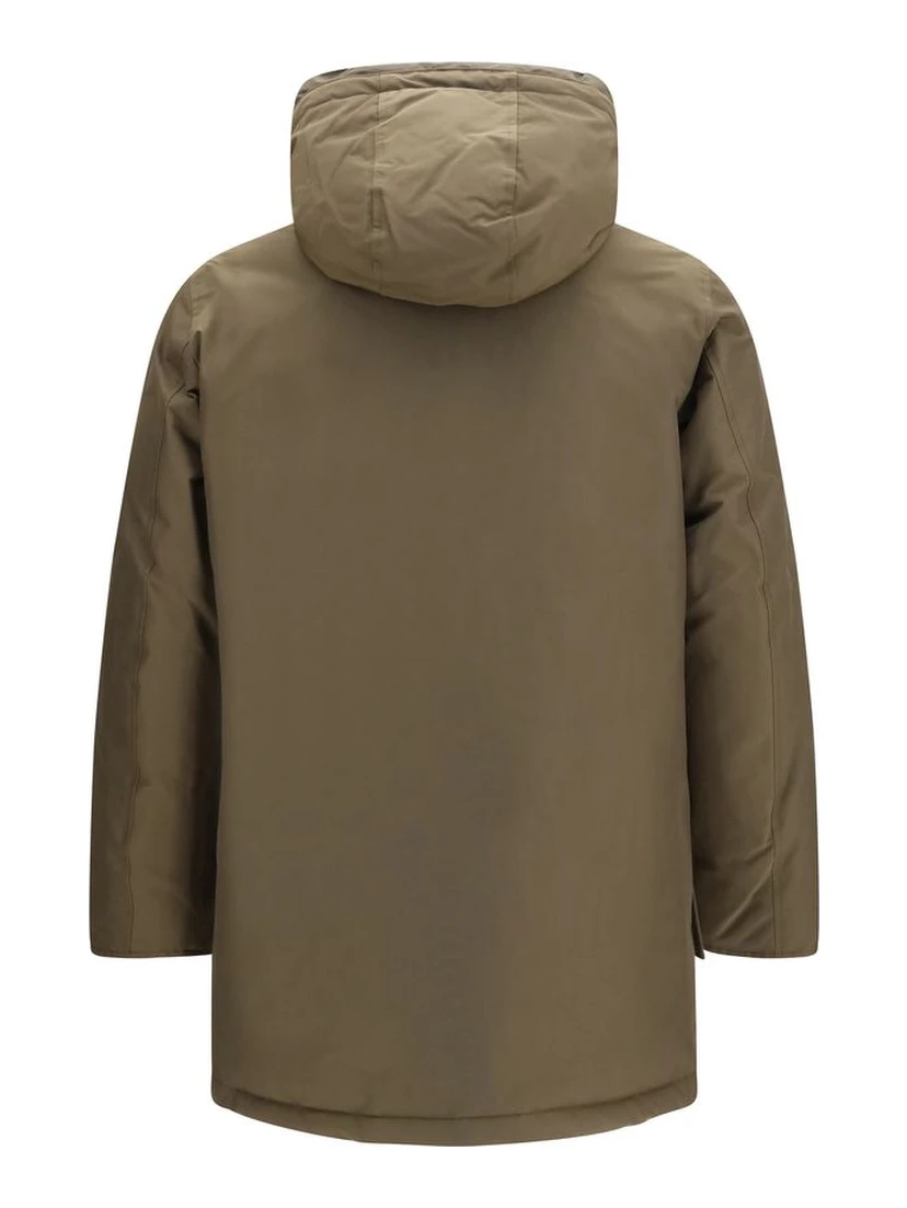 Bicolor Goose Down Coat