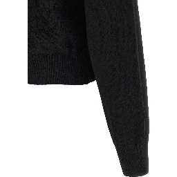 Black Wool Cardigan
