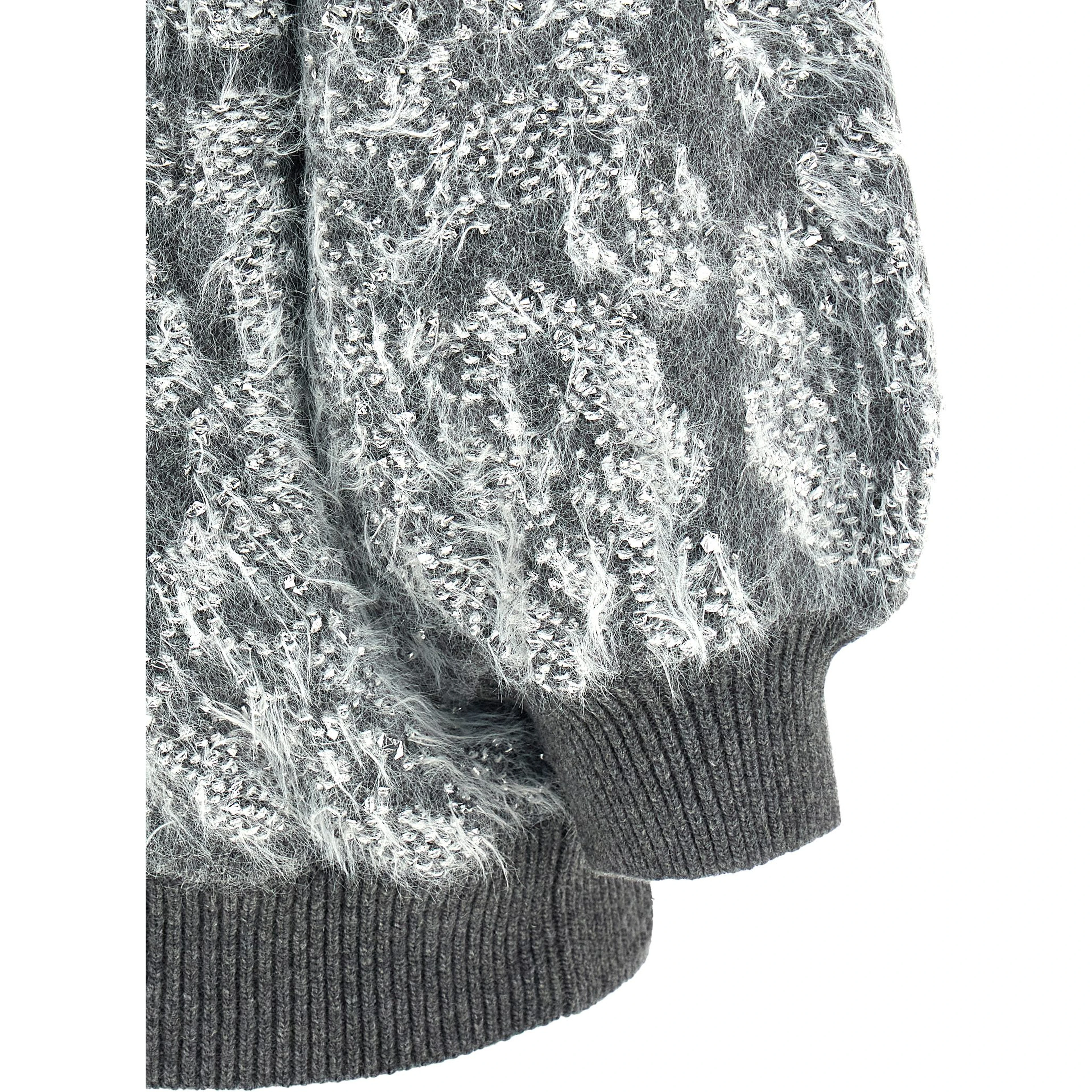 Gray Wool Cardigan