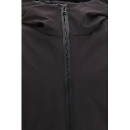 Black Polyester Shell Jacket