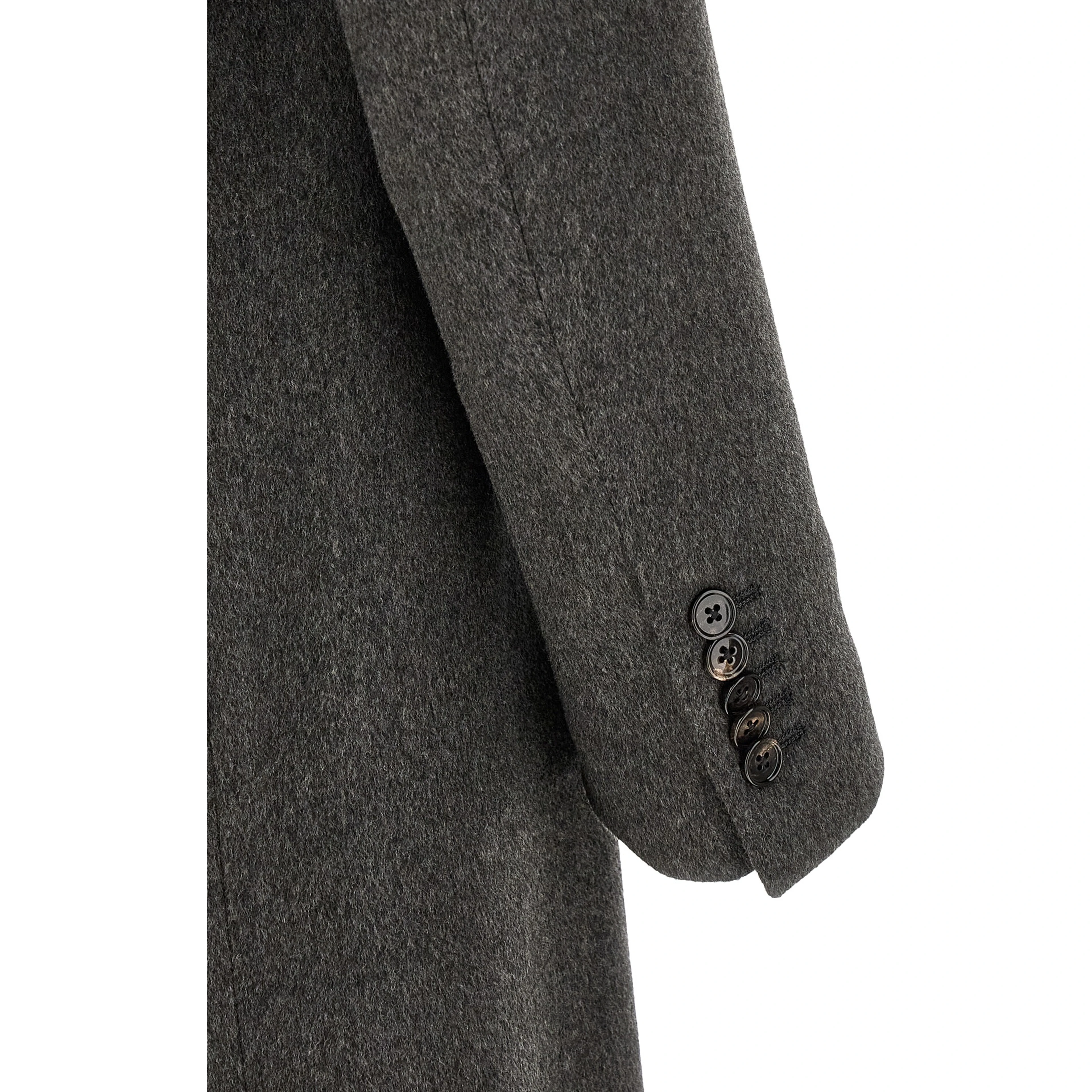 Gray Virgin Wool Coat