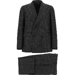 Gray Virgin Wool Two-Piece Suit